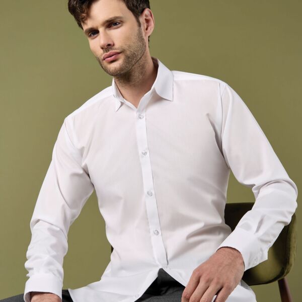 Slim Fit Long Sleeve Business Shirt Thumbnail