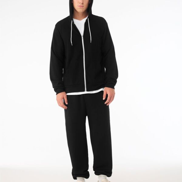 Canvas Unisex Poly-Cotton Fleece Full-Zip Hoodie Thumbnail