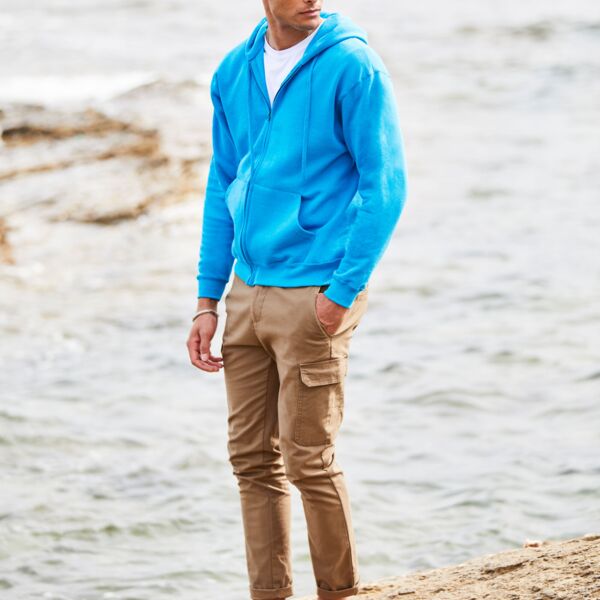 Men's Classic Hooded Sweat Jacket Thumbnail