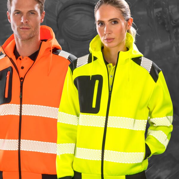 Recycled Zipped Safety Hoody Thumbnail