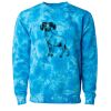 Unisex Midweight Tie-Dyed Crewneck Sweatshirt Thumbnail