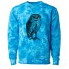 Unisex Midweight Tie-Dyed Crewneck Sweatshirt Thumbnail
