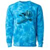 Unisex Midweight Tie-Dyed Crewneck Sweatshirt Thumbnail