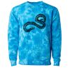 Unisex Midweight Tie-Dyed Crewneck Sweatshirt Thumbnail
