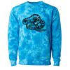 Unisex Midweight Tie-Dyed Crewneck Sweatshirt Thumbnail
