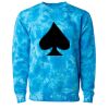 Unisex Midweight Tie-Dyed Crewneck Sweatshirt Thumbnail