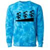 Unisex Midweight Tie-Dyed Crewneck Sweatshirt Thumbnail