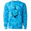Unisex Midweight Tie-Dyed Crewneck Sweatshirt Thumbnail