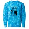 Unisex Midweight Tie-Dyed Crewneck Sweatshirt Thumbnail
