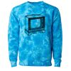 Unisex Midweight Tie-Dyed Crewneck Sweatshirt Thumbnail