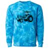 Unisex Midweight Tie-Dyed Crewneck Sweatshirt Thumbnail