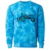 Unisex Midweight Tie-Dyed Crewneck Sweatshirt Thumbnail