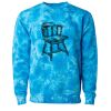 Unisex Midweight Tie-Dyed Crewneck Sweatshirt Thumbnail