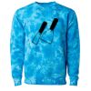 Unisex Midweight Tie-Dyed Crewneck Sweatshirt Thumbnail