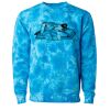 Unisex Midweight Tie-Dyed Crewneck Sweatshirt Thumbnail