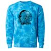 Unisex Midweight Tie-Dyed Crewneck Sweatshirt Thumbnail