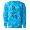 Unisex Midweight Tie-Dyed Crewneck Sweatshirt Thumbnail