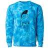 Unisex Midweight Tie-Dyed Crewneck Sweatshirt Thumbnail