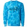 Unisex Midweight Tie-Dyed Crewneck Sweatshirt Thumbnail