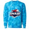 Unisex Midweight Tie-Dyed Crewneck Sweatshirt Thumbnail