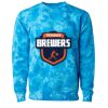 Unisex Midweight Tie-Dyed Crewneck Sweatshirt Thumbnail