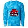 Unisex Midweight Tie-Dyed Crewneck Sweatshirt Thumbnail