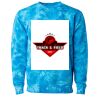Unisex Midweight Tie-Dyed Crewneck Sweatshirt Thumbnail