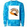 Unisex Midweight Tie-Dyed Crewneck Sweatshirt Thumbnail