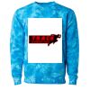 Unisex Midweight Tie-Dyed Crewneck Sweatshirt Thumbnail