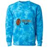 Unisex Midweight Tie-Dyed Crewneck Sweatshirt Thumbnail