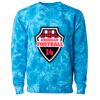 Unisex Midweight Tie-Dyed Crewneck Sweatshirt Thumbnail