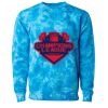 Unisex Midweight Tie-Dyed Crewneck Sweatshirt Thumbnail