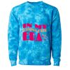 Unisex Midweight Tie-Dyed Crewneck Sweatshirt Thumbnail