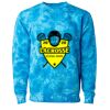 Unisex Midweight Tie-Dyed Crewneck Sweatshirt Thumbnail