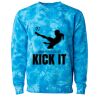 Unisex Midweight Tie-Dyed Crewneck Sweatshirt Thumbnail