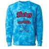 Unisex Midweight Tie-Dyed Crewneck Sweatshirt Thumbnail