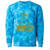 Unisex Midweight Tie-Dyed Crewneck Sweatshirt Thumbnail