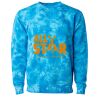 Unisex Midweight Tie-Dyed Crewneck Sweatshirt Thumbnail