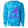 Unisex Midweight Tie-Dyed Crewneck Sweatshirt Thumbnail