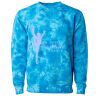 Unisex Midweight Tie-Dyed Crewneck Sweatshirt Thumbnail
